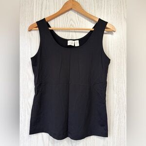 Chico’s Contemporary Vintage Black Tank Top Women Size Medium EUC